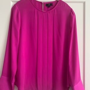 J Crew fuchsia blouse